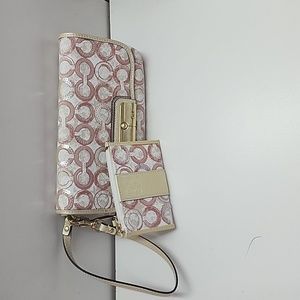 Coach Wristlet & Wallet Bundle